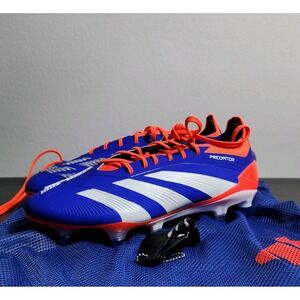 Adidas Predator Elite Soft Ground Soccer Cleats Blue Red IF6323 Women 6.5